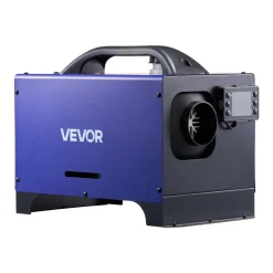 VEVOR Diesel Heater, 8KW, DC 12V/24V, All in One Portable Diesel Air Heater with Remote Control and LCD Display, Fast Heating Low Noise, 1.3 Gal Fuel Tank for Vehicles, RVs, Vans, Tractors and Trucks