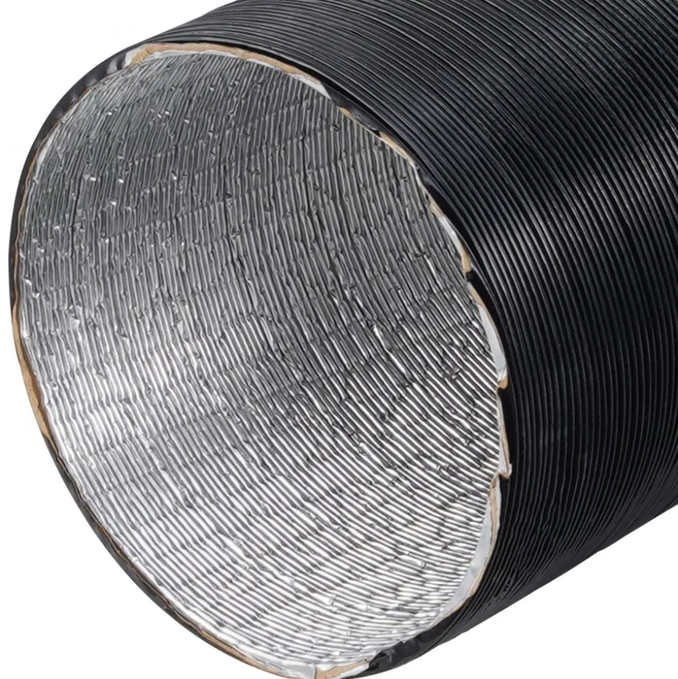 VEVOR Diesel Heater Pipe Ducting Set, 3" Extendable Air Duct Hose, 1" Stainless Steel Exhaust Pipe, 2 Air Vents, Tee Air Outlet Connector and Hose Clamps, for 5KW/8KW Diesel Parking Heaters