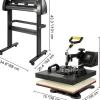 VEVOR Digital Clamshell 15" X 15" (38 X 38cm) Heat Transfer Press + 28 Inch Vinyl Cutter Machine Kit Software