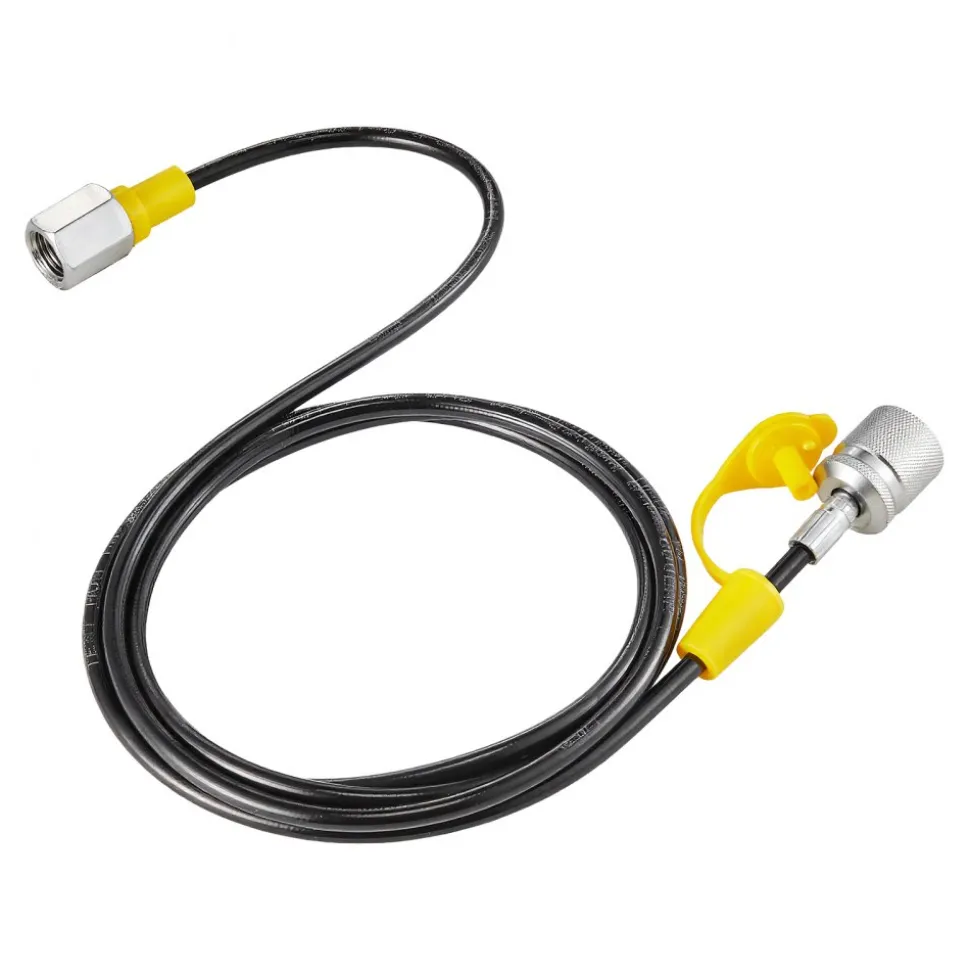 VEVOR Digital Hydraulic Pressure Test Coupling Kit, 10000 PSI Pressure Gauge Manometer Tester with 1 Gauge, 1 Test Coupling, 1 Quick-Release Coupler, and 1 Hose for Excavator Construction Machinery