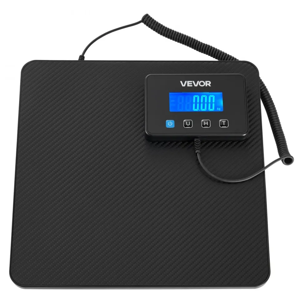 VEVOR Digital Postal Scale, 0.35 oz/3.5 oz Dual Accuracy, 440 lbs Commercial Weight Scale with Hold/Tare Function & LCD Display, Fit for Packages, Postage, Luggage, Battery & Charging Cable Included