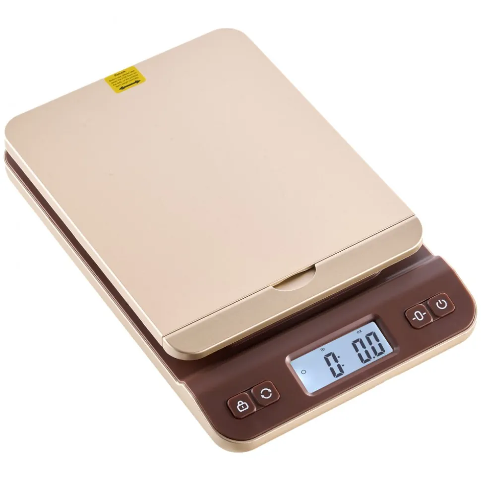 VEVOR Digital Shipping Postal Scale, 0.1 oz High Accuracy, 88 lbs Postal Scale with Hold/Tare/Auto-off Function, Flip Holder Design & Easy Calibration, Fit for Home and Office Use, Battery Included
