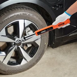 VEVOR Digital Torque Wrench, 3.7-37ft.lb/5-50n.m 3/8" Drive Electronic Torque Wrench, Torque Wrench Kit Torque Range Accurate to ±2%, 3-Mode Adjustable Torque Wrench Set with LED Buzzer Calibration