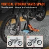 VEVOR Dirt Bike Lift Stand, Motorcycle Jack Lift Stand 440 lbs Capacity and Hydraulic Lift Operation, Adjustable Height Hoist Table, for Dirt Pit Bike Repair, Maintenance, Dirt Bike Accessories