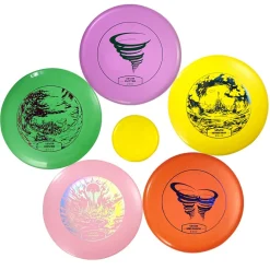 VEVOR Disc Golf Set, 5 PCS Beginners Flying Discs, Disc Golf Starter Set for Full-Body Strength Training, with Putter, Mid-Range, Driver, Mini Marker, for Outdoor Backyard, Lawn, Beach