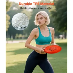 VEVOR Disc Golf Set, 6 PCS Flying Discs for Beginners, Disc Golf Starter Set, with Putter, Mid-Range, Driver, Including Mini Marker, Portable Backpack, for Outdoor Backyard, Lawn, Beach, and Park