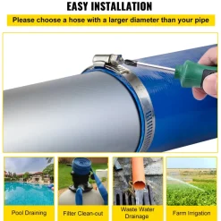 VEVOR Discharge Hose, 1-1/2