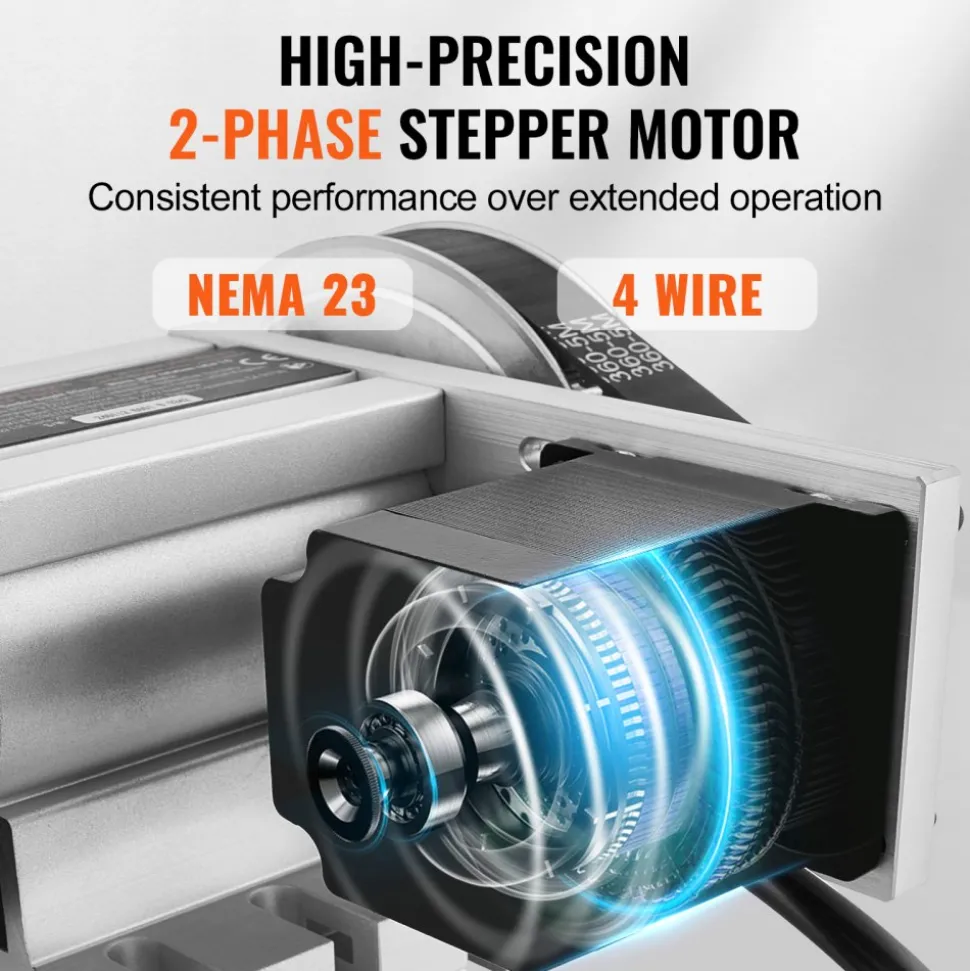 VEVOR Dividing Head, K11-100mm 3-Jaw Chuck, CNC Router Milling Machine Rotational Axis 4th Axis A Axis Indexing Head, 2.6"/65 mm Center Height MT2 Tailstock 6:1 Gear Ratio, Universal for Engraving