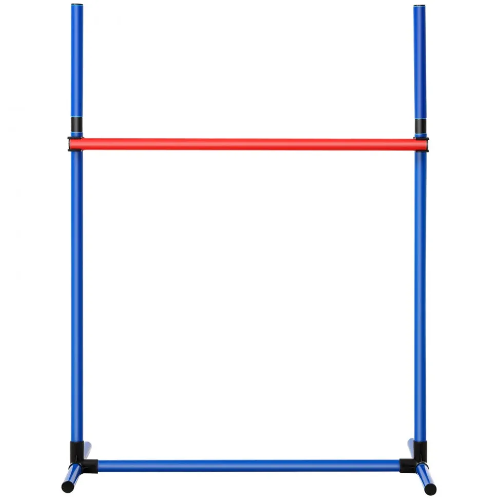 VEVOR Dog Agility Training Equipment, 4 PCS Set - Adjustable High Hurdles and Jump Ring, Puppy Obstacle Course Jump Starter Kit with Poles Storage Bag for Backyard, Indoor, Outdoor