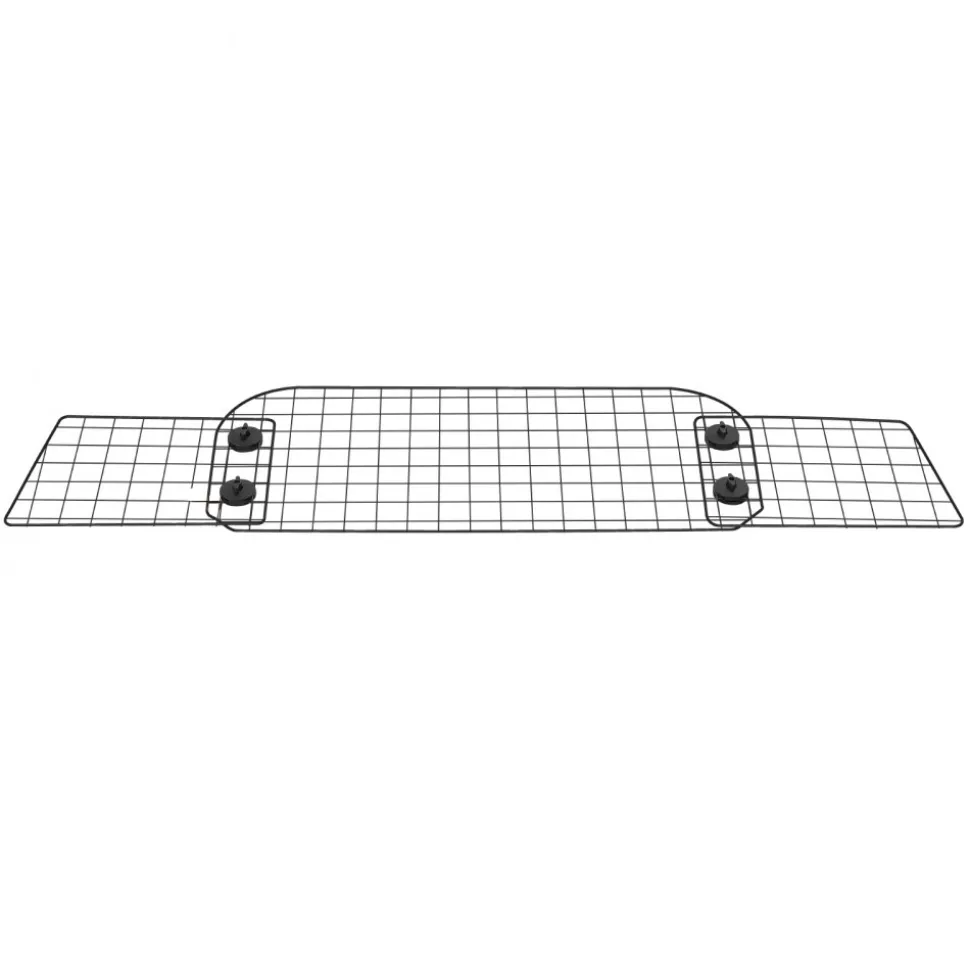 VEVOR Dog Car Barrier, 38"-66.3" Adjustable Car Divider for Trunk Cargo Area, Universal-Fit Back Seat Heavy-Duty Wire Mesh Dogs Separator Guard Net, Vehicle Pet Barrier for Sedans, Trucks and SUVs