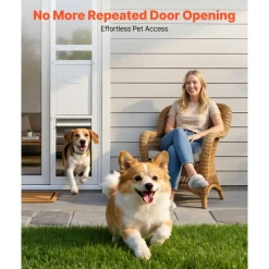 VEVOR Dog Door for Sliding Glass Door, 75 7/8