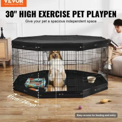 VEVOR Dog Playpen, 8 Pcs 30