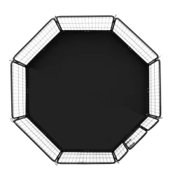 VEVOR Dog Playpen, 8 Pcs 24 x 24 in Panels Foldable Metal Pet Exercise Pen, Dog Fence Indoor and Outdoor Pen with Door, Storage Bag and Bottom Pad, Pet Playpen for Dogs, Cats and Other Small Animals