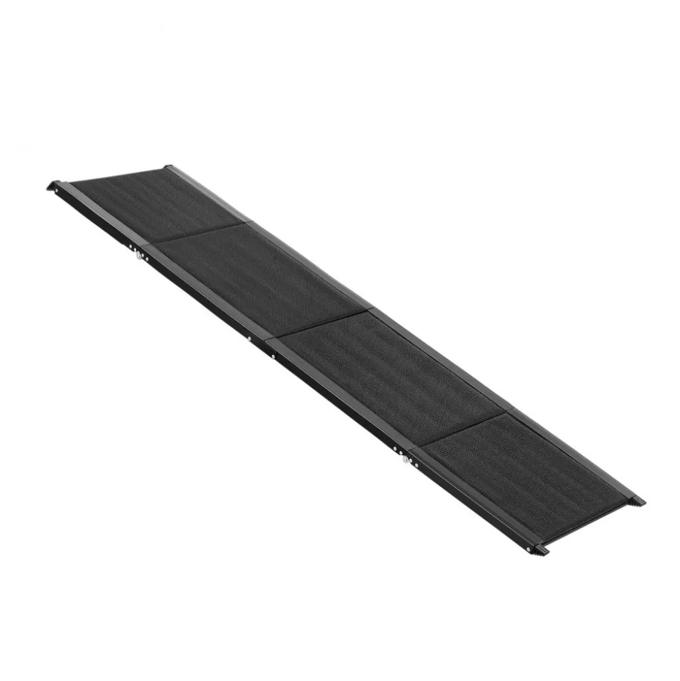 VEVOR Dog Ramp for Cars, 71" L x 17" W, Folding Pet Ramps for Medium & Large Dogs up to 250lbs, Pet Stair Ramp with Non-Slip Oxford Fabric Surface, Portable Outdoor Dog Car Ramps for SUV & Truck