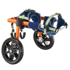VEVOR Dog Wheelchair for Back Legs, Lightweight 2 Wheels Pet Wheelchair, Height, Width & Length Adjustable, Dog Cart with Shock-Absorbing Wheels, for Injured, Disabled Dogs 35-48 lbs, Medium