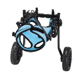 VEVOR Dog Wheelchair for Back Legs, Adjustable 2 Wheels Pet Wheelchair, Lightweight Dog Cart with Shock-Absorbing Wheels, Mobility Support Wheel Chair for Disabled Injured Dogs up to 22lbs , X-Small