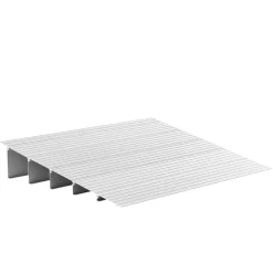 VEVOR Door Threshold Ramp, 5 inch Rise, Aluminum Alloy Threshold Ramp Rated 800 lbs Load Capacity, Handicap Ramps for Home Steps for Wheelchair, Scooters, Power Chairs, Walkers, Bicycle, Tricycle