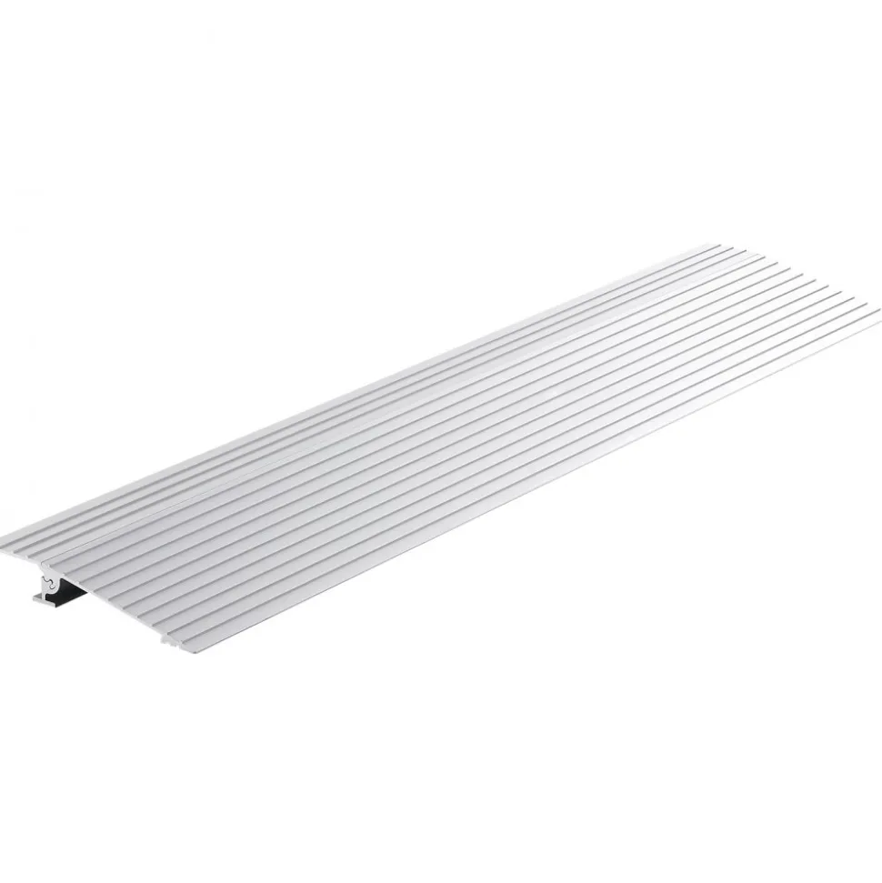 VEVOR Door Threshold Ramp, 1" Rise, 800 lbs Load Capacity, Door Ramp for Wheelchairs, Aluminum Threshold Ramp for Doorways, Adjustable Modular Threshold Ramp for Wheelchairs, Scooters, Power Chairs
