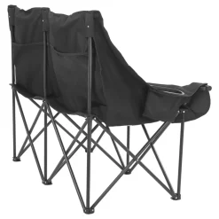 VEVOR Double Camping Chair, Oversized Two Person Camp Chair with 660 lbs Heavy Duty Support, with Dual Cup Holders, Wine Glass Holders, Magazine Straps, Carry Bags for Outdoor, Beach, 1 Pack