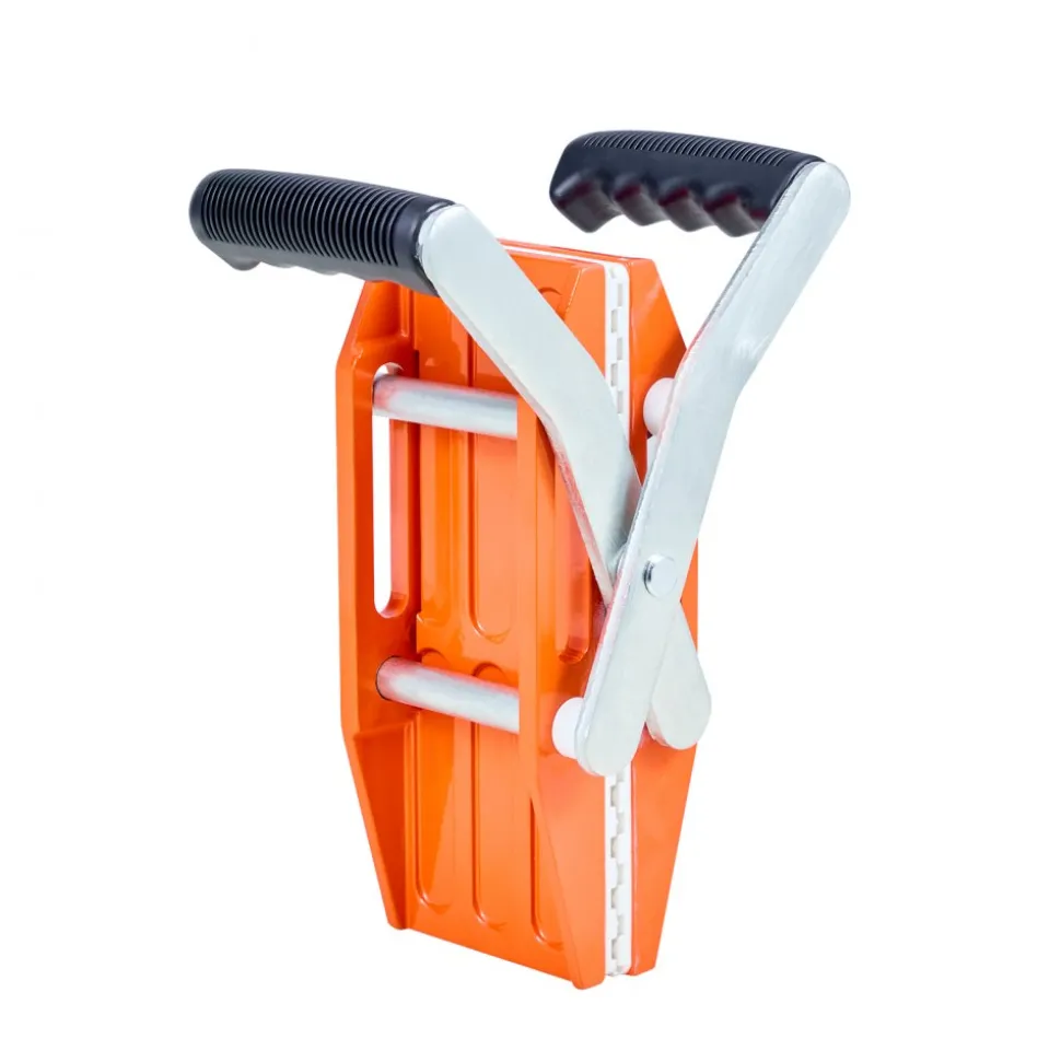 VEVOR Double Handed Stone Carrying Clamps, 660 lbs Load Capacity, 2 Pack Granite Panel Carriers Lifting Tools with Rubber-lined (0-2.36 Inches), Heavy Duty lifting Clamps for Plywood, Glass, Granite