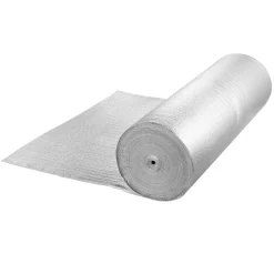 VEVOR Double Reflective Insulation Roll, Foam Core Radiant Barrier, 3.2 mm 48 in x 100 ft, Double-Sided Aluminum Foil EPE Foam Heat Reflective Shield, Thermal Insulation Roll for Window RV Roof