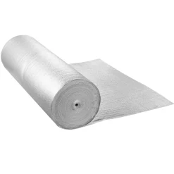 VEVOR Double Reflective Insulation Roll, Foam Core Radiant Barrier, 3.2 mm 48 in x 100 ft, Double-Sided Aluminum Foil EPE Foam Heat Reflective Shield, Thermal Insulation Roll for Window RV Roof