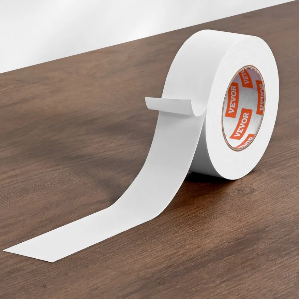 VEVOR Double Sided Carpet Tape, 2 Inch x 30 Yards, Strong Adhesive and Residue-Free, Heavy-duty Sticker Rug Tape Grippers for Area Rugs, Carpets, Laminate, Tile, Concrete, and Hardwood Floors