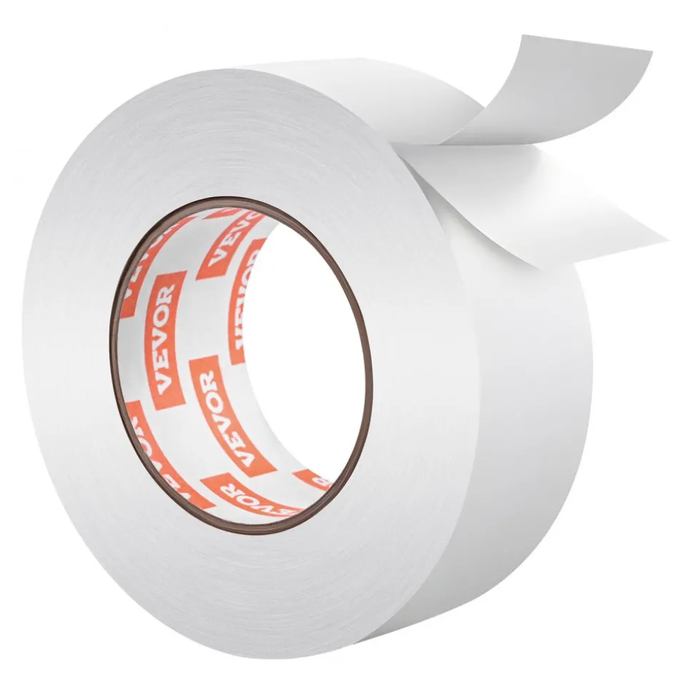 VEVOR Double Sided Carpet Tape, 2 Inch x 30 Yards, Strong Adhesive and Residue-Free, Heavy-duty Sticker Rug Tape Grippers for Area Rugs, Carpets, Laminate, Tile, Concrete, and Hardwood Floors