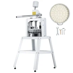 VEVOR Dough Divider Rounder, 40PCS Manual Dough Equal Divider Machine, 1.06oz - 4.94oz Hand Press Dough Cutter with 304 Stainless Steel Tray and Blade, Bread Maker for Bakery, Restaurant, Commercial