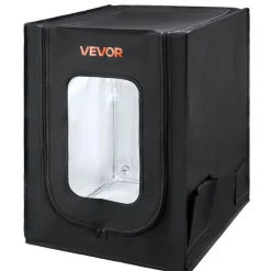 VEVOR 3D Printer Enclosure, Dustproof Waterproof Oxford Cloth 3D Printer Tent, Constant Temperature Protective Case with LED Lighting, Compatible with Creality/ELEGOO/Anycubic Multiple Popular Models