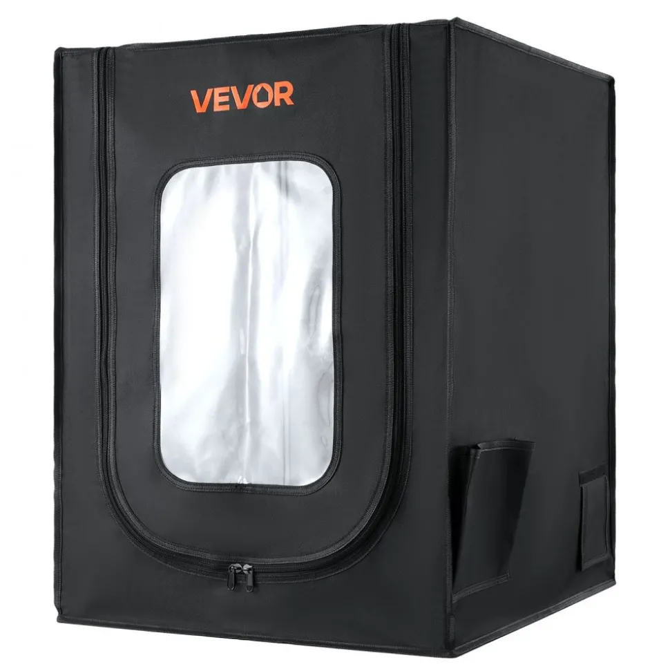 VEVOR 3D Printer Enclosure, Dustproof Waterproof Oxford Cloth 3D Printer Tent, Constant Temperature Protective Case with LED Lighting, Compatible with Creality/ELEGOO/Anycubic Multiple Popular Models