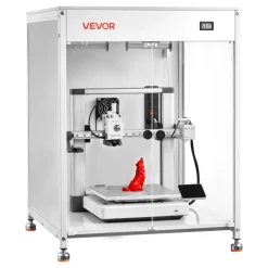 VEVOR 3D Printer Enclosure with Ventilation, Dustproof Waterproof Transparent Acrylic 3D Printer Tent, Constant Temperature Protective Case with LED, Compatible with Bambu Lab, Ender, Neptune, Kobra