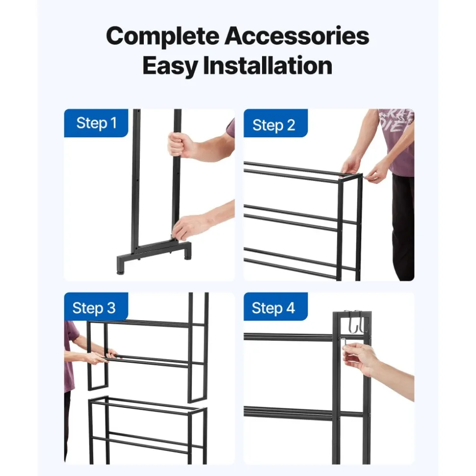 VEVOR 3D Printer Filament Storage Rack, 3-Tier 3D Printer Stand with Filament Storage, Spools Holder Racks Cart with Wheels, Filaments Organzied for 3D Printing Station, Office, Workshop (Shelf Only)