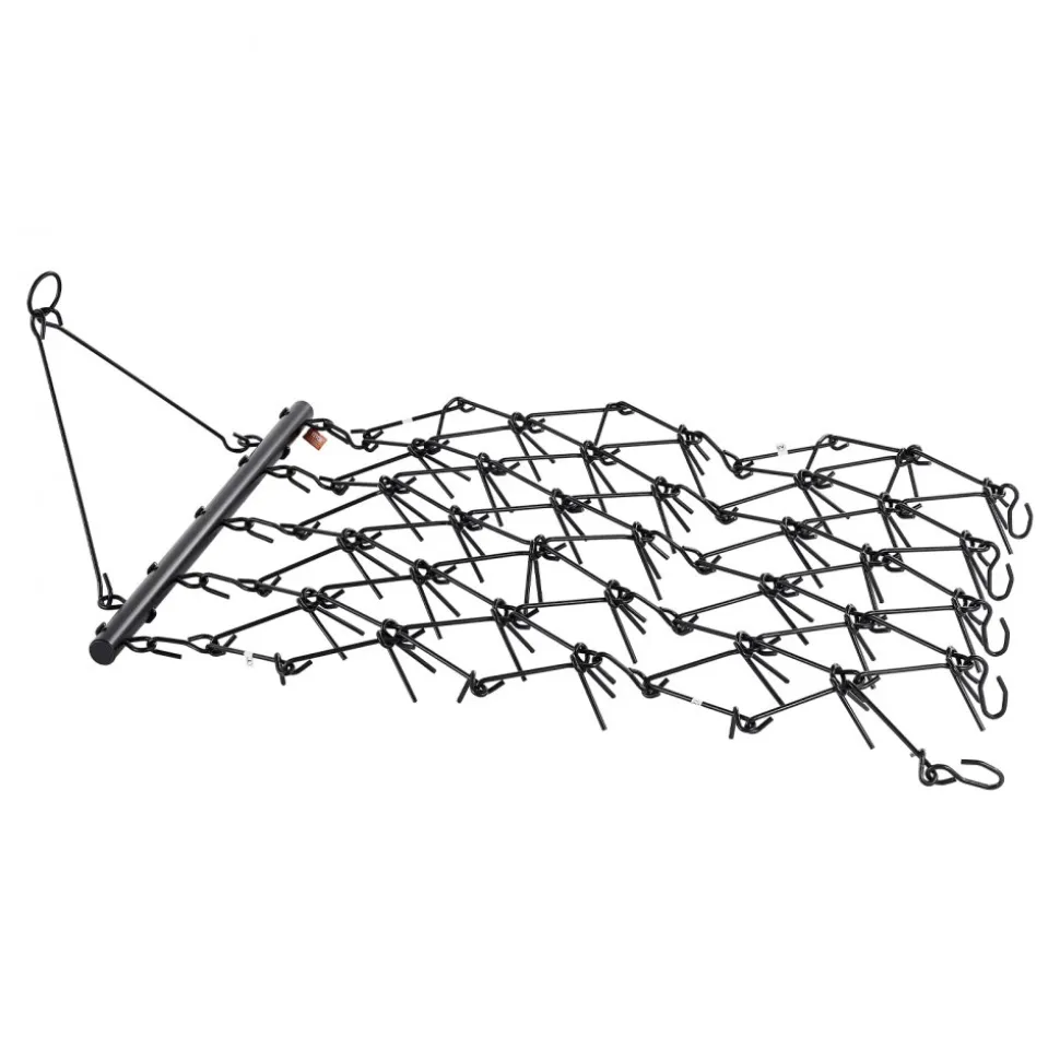 VEVOR Drag Harrow, 4 ft x 5.6 ft Durable Chain Harrow with 80 Sharp Teeth, Suitable for ATV UTV Tractor, Ideal for Soil Preparation, Seeding, Smoothing Landscapes, and Yard Gravel Driveway Maintenance