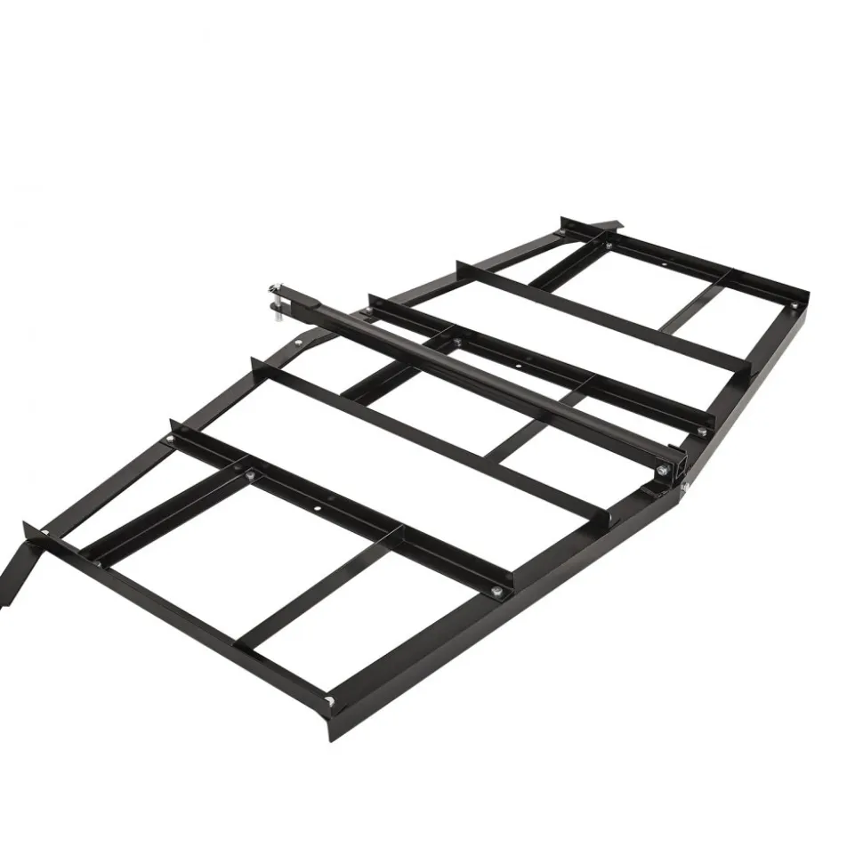 VEVOR Drag Harrow, 84" Width Tow Behind Drag Harrow, Q235 Steel Driveway Grader with Adjustable Bars & Pin Hitch, Support up to 50 lbs, Tractor Driveway Harrow for ATVs, UTVs, Garden Lawn Tractors