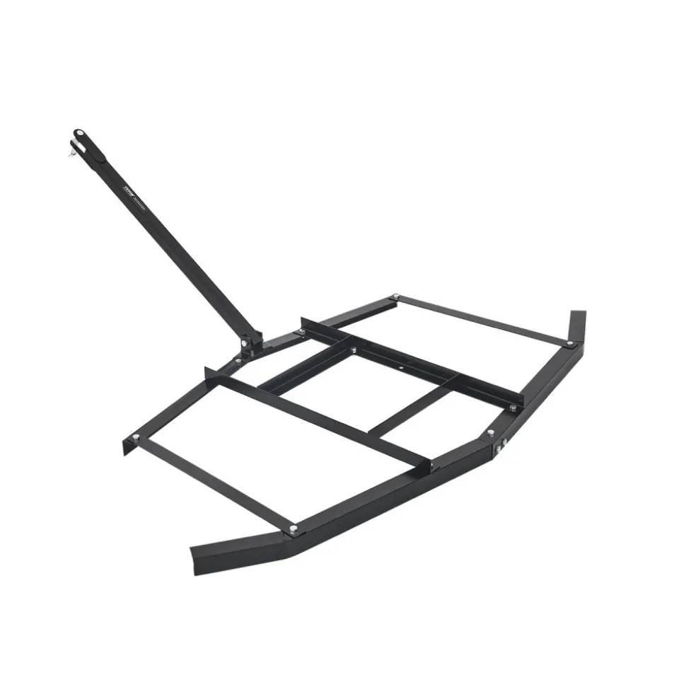 VEVOR Drag Harrow, 66" Width Tow Behind Drag Harrow, Q235 Steel Driveway Grader with Adjustable Bars & Pin Hitch, Support up to 50 lbs, Tractor Driveway Harrow for ATVs, UTVs, Garden Lawn Tractors