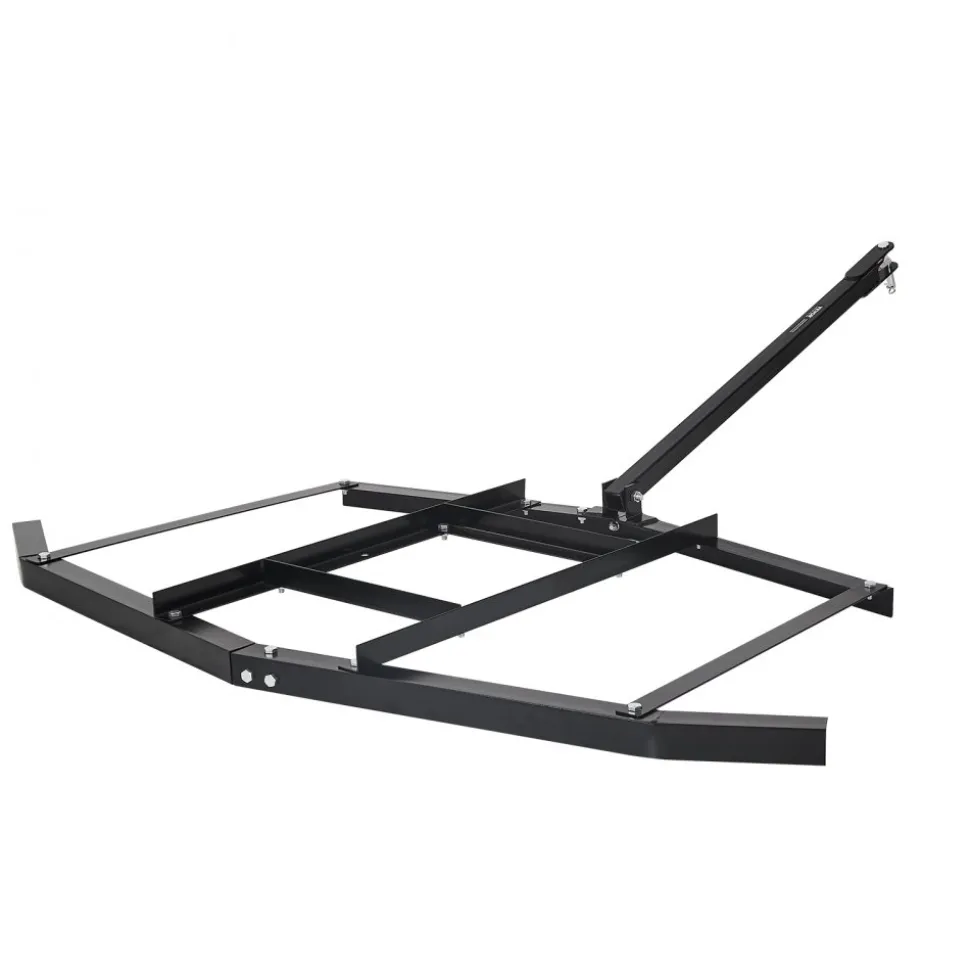 VEVOR Drag Harrow, 66" Width Tow Behind Drag Harrow, Q235 Steel Driveway Grader with Adjustable Bars & Pin Hitch, Support up to 50 lbs, Tractor Driveway Harrow for ATVs, UTVs, Garden Lawn Tractors