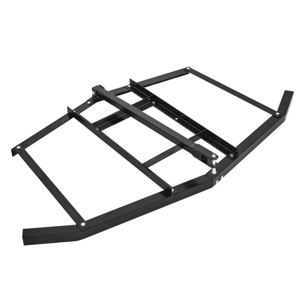 VEVOR Drag Harrow, 66" Width Tow Behind Drag Harrow, Q235 Steel Driveway Grader with Adjustable Bars & Pin Hitch, Support up to 50 lbs, Tractor Driveway Harrow for ATVs, UTVs, Garden Lawn Tractors