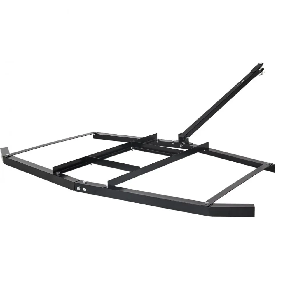 VEVOR Drag Harrow, 74" Width Tow Behind Drag Harrow, Q235 Steel Driveway Grader with Adjustable Bars & Pin Hitch, Support up to 50 lbs, Tractor Driveway Harrow for ATVs, UTVs, Garden Lawn Tractors
