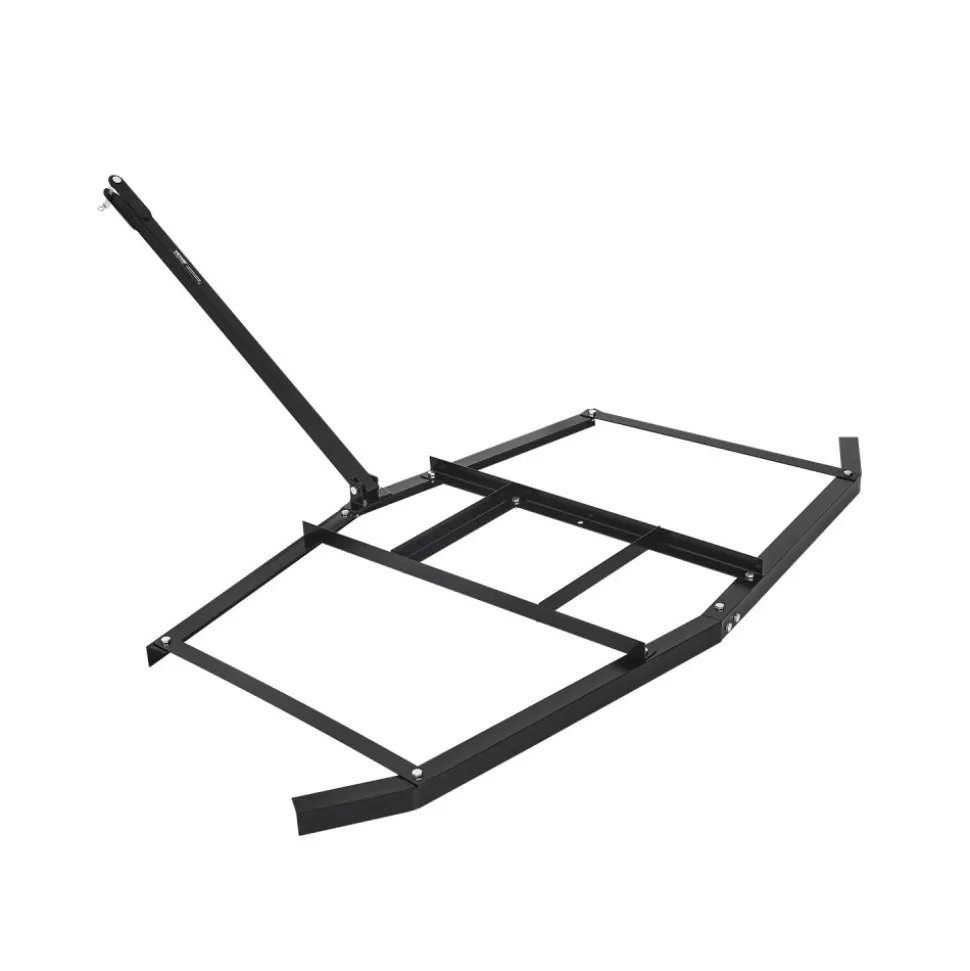 VEVOR Drag Harrow, 74" Width Tow Behind Drag Harrow, Q235 Steel Driveway Grader with Adjustable Bars & Pin Hitch, Support up to 50 lbs, Tractor Driveway Harrow for ATVs, UTVs, Garden Lawn Tractors
