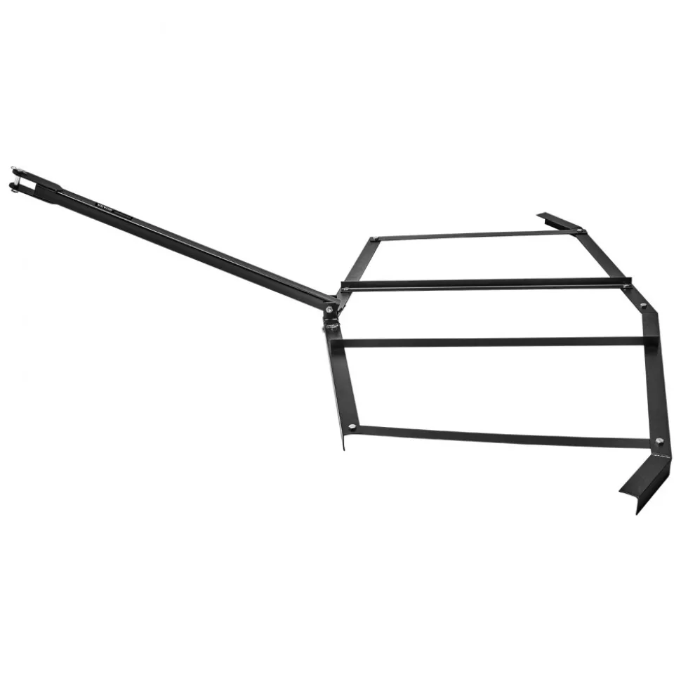 VEVOR Drag Harrow, 72" Width Tow Behind Drag Harrow, Q235 Steel Driveway Grader with Pin-Style Hitch, Driveway Tractor Gravel Level Driveway Grader for ATVs, UTV, Garden Lawn Tractors