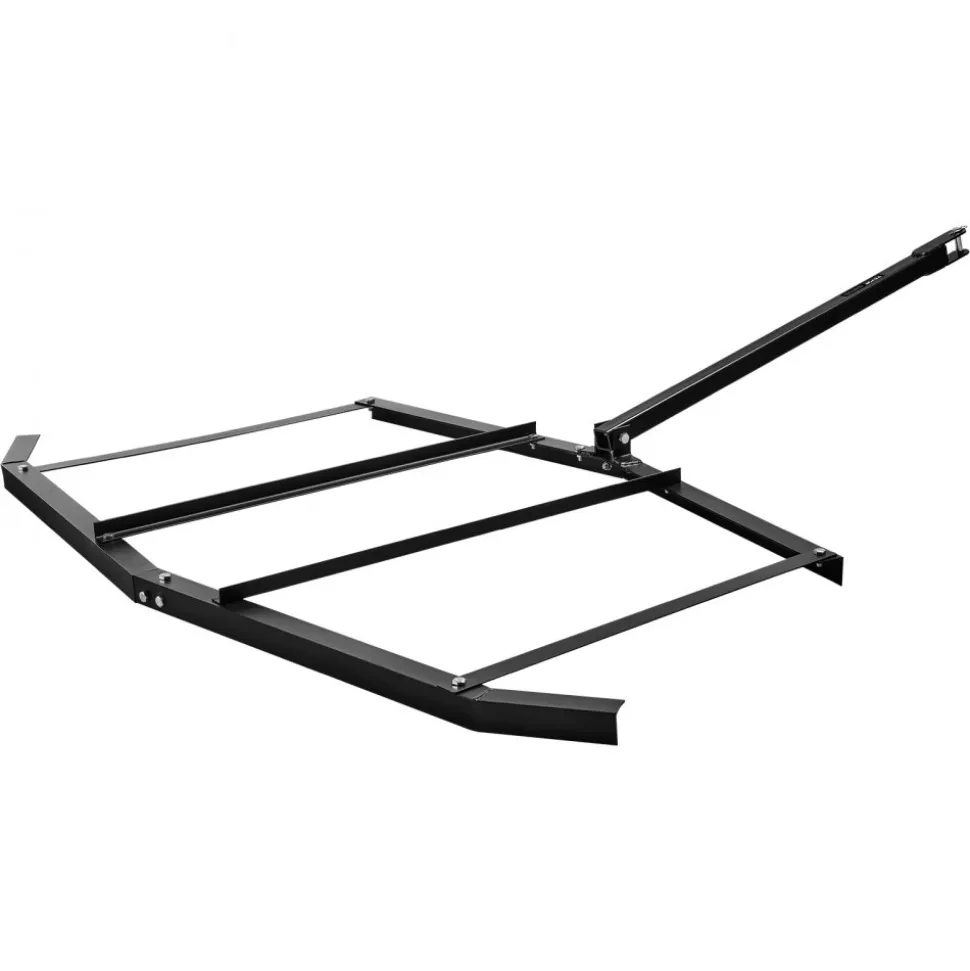 VEVOR Drag Harrow, 72" Width Tow Behind Drag Harrow, Q235 Steel Driveway Grader with Pin-Style Hitch, Driveway Tractor Gravel Level Driveway Grader for ATVs, UTV, Garden Lawn Tractors
