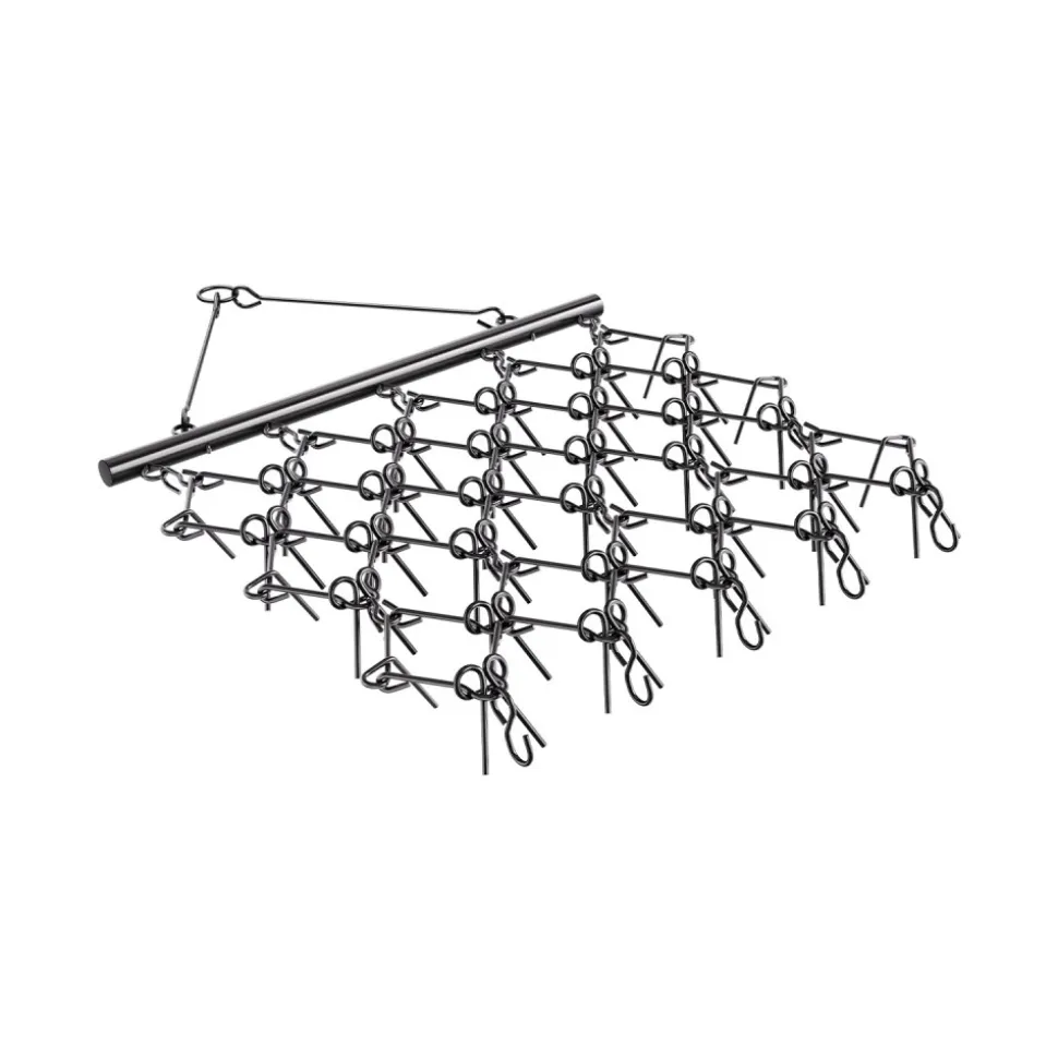 VEVOR Drag Harrow, 5 x 4.5 ft Durable Chain Harrow with 60 Sharp Teeth, Suitable for ATV UTV Tractor, Ideal for Soil Preparation, Seeding, Smoothing Landscapes, and Yard Gravel Driveway Maintenance