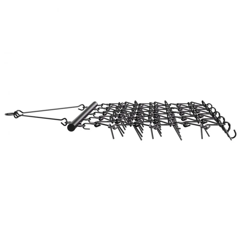 VEVOR Drag Harrow, 5 x 4.5 ft Durable Chain Harrow with 60 Sharp Teeth, Suitable for ATV UTV Tractor, Ideal for Soil Preparation, Seeding, Smoothing Landscapes, and Yard Gravel Driveway Maintenance