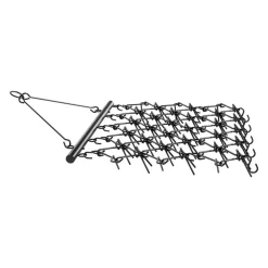 VEVOR Drag Harrow, 5 x 4.5 ft Durable Chain Harrow with 60 Sharp Teeth, Suitable for ATV UTV Tractor, Ideal for Soil Preparation, Seeding, Smoothing Landscapes, and Yard Gravel Driveway Maintenance