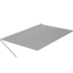 VEVOR Drag Harrow, 6 x 3 ft, High-Efficiency Chain Harrow Rake, ATVs UTVs Tractors Attachments, Durable Galvanized Steel Mesh Drag Mat with Towing Chain, for Gravel Driveway Ruts Farm Field Leveling