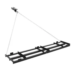 VEVOR Drag Harrow, 96 x 20 in, Tow-Behind Driveway Grader with Adjustable Width & 50lbs Load Capacity, Heavy Duty Lawn Leveling Rake, Galvanized Steel Gravel Driveway Drag, Fits ATVs UTVs Tractors