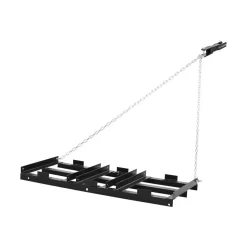 VEVOR Drag Harrow, 48 x 20 in, Tow-Behind Driveway Grader with Adjustable Width & 50lbs Load Capacity, Heavy Duty Lawn Leveling Rake, Galvanized Steel Gravel Driveway Drag, Fits ATVs UTVs Tractors