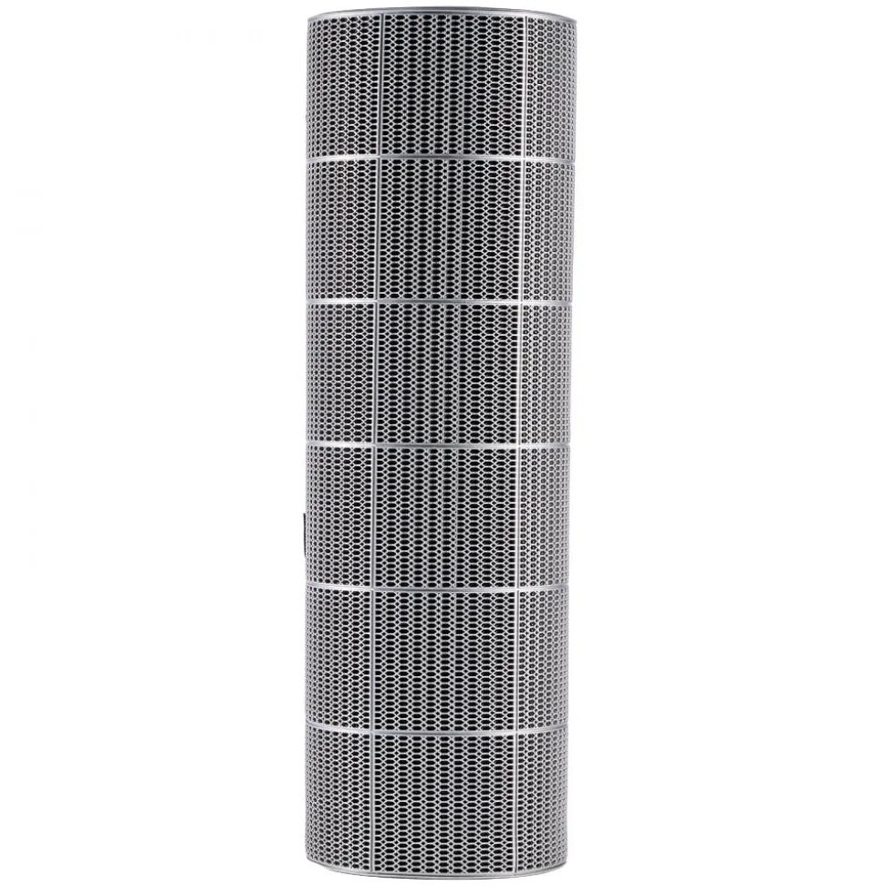 VEVOR Drainage Mat, 3 x 50 ft, PVC Non Slip Commercial Floor Mat, Wet Area Water Drain Splash Matting Hollow Doormat Roll, for Outdoor Indoor Restaurant Swimming Pool Patio Bathroom Washroom, Gray