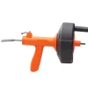 VEVOR Drain Auger 25Ft, Plumbing Snake Auto Feed, Plumbers Snake with Drill Attachment, Pipe Snake Drain Clog Remover for Kitchen Bathroom Shower Sink with Protective Hose and Gloves